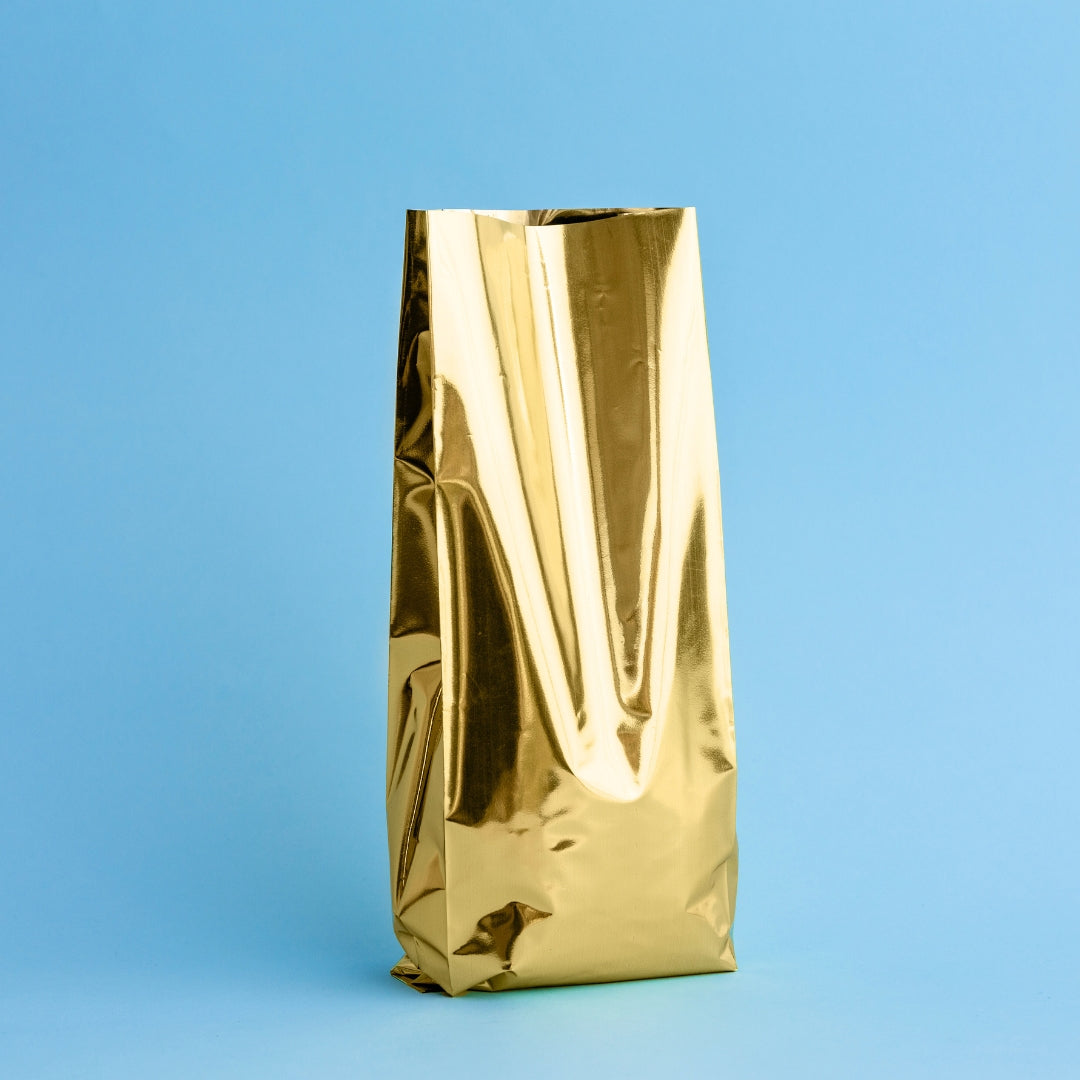 Bolsa laminada con fuelle y sello lateral (2 capas) (1/2 libra o 225 g