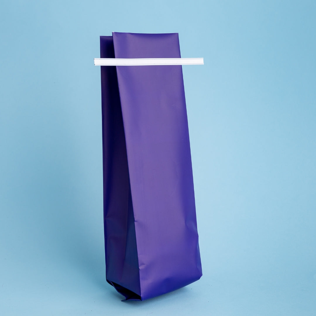 Bolsa TRILAMINADA con fuelle y sello lateral (3 capas) (1 libra o 454 gramos) - 50 Unidades