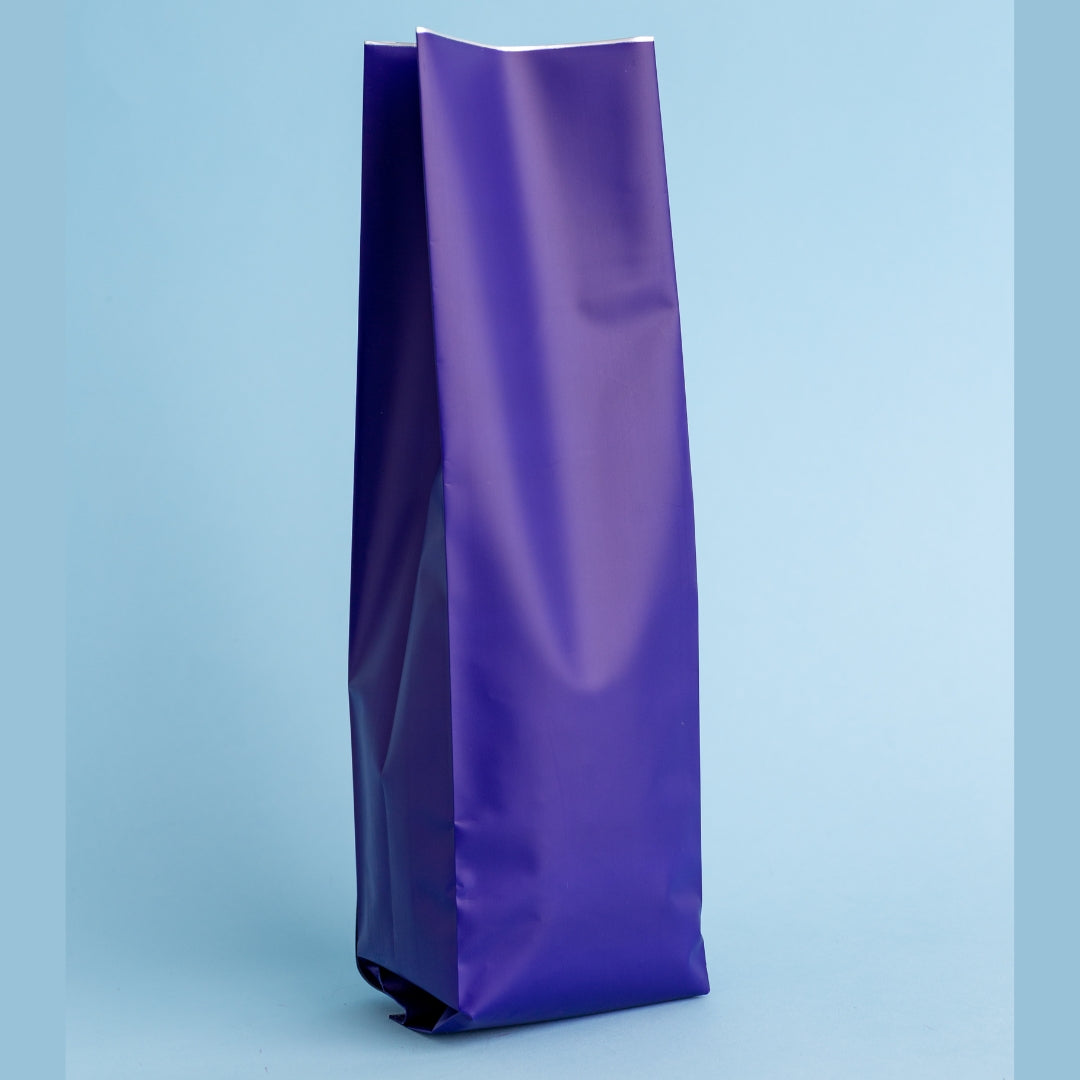 Bolsa TRILAMINADA con fuelle y sello lateral (3 capas) (1 libra o 454 gramos) - 50 Unidades
