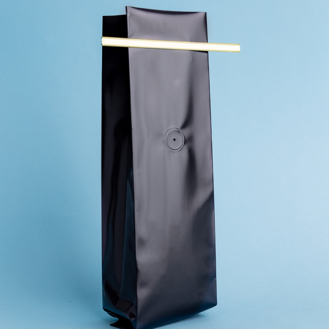 Bolsa TRILAMINADA con fuelle y sello lateral (3 capas) (1 libra o 454 gramos) - 50 Unidades
