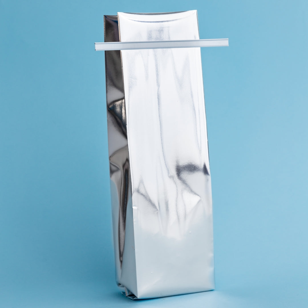 Bolsa TRILAMINADA con fuelle y sello lateral (3 capas) (1 libra o 454 gramos) - 50 Unidades