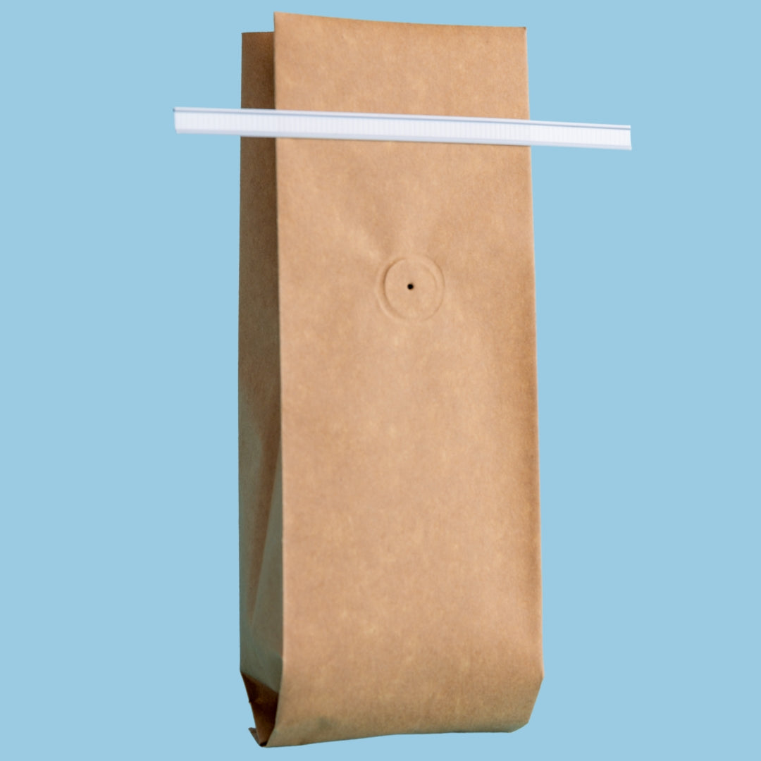 Bolsa Trilaminada acabado KRAFT, fuelle y sello lateral (3 capas) (1/2 Lb o 227g) - 50 Unidades