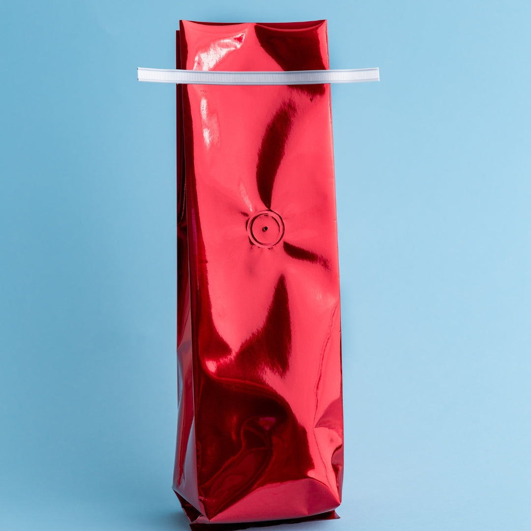 Bolsa TRILAMINADA con fuelle y sello lateral (3 capas) (1 libra o 454 gramos) - 50 Unidades