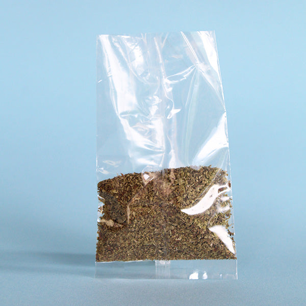Bolsa tipo almohada TRANSPARENTE (4 onzas o 114 gramos) - Paquete de 100 Unidades